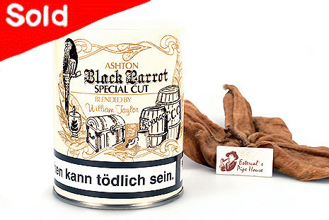 Ashton Black Parrot Special Cut Pfeifentabak 100g Dose